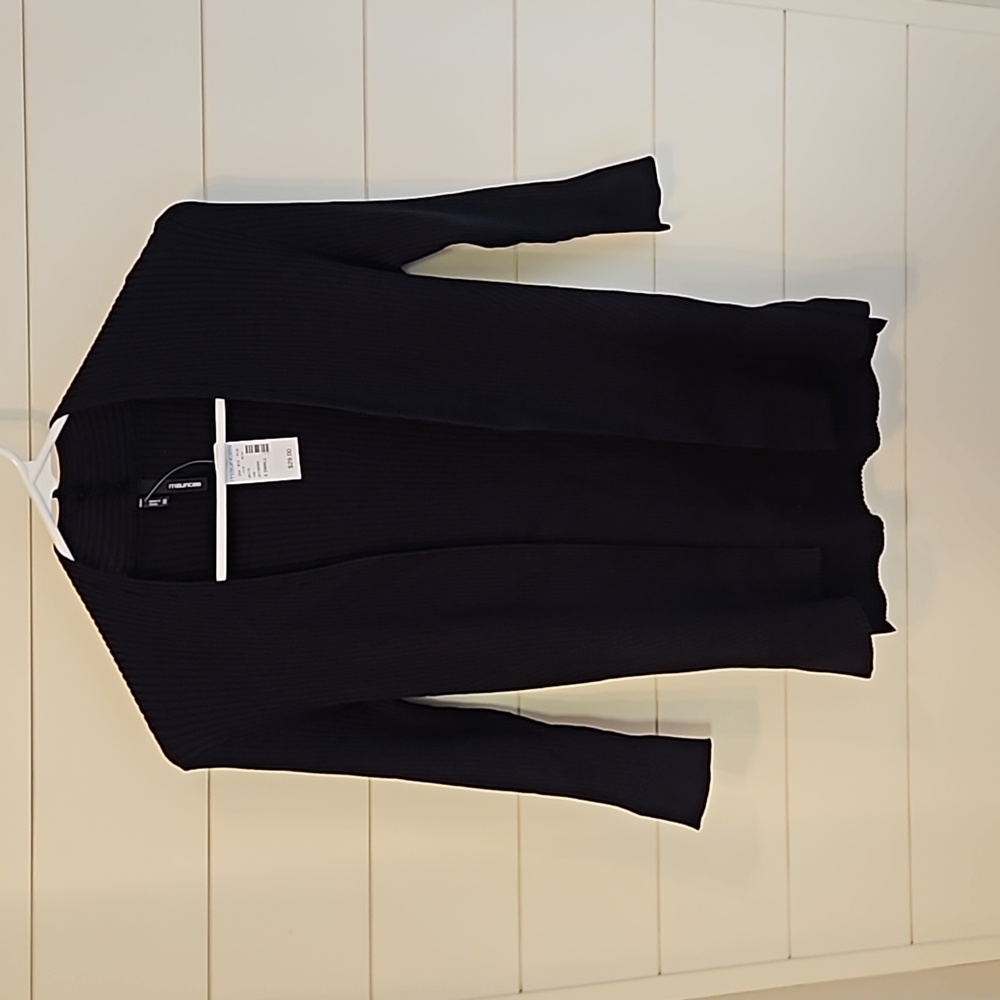 Maurices Black cardigan - size x Small NWT